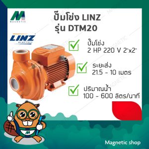 ปั๊มโข่ง LINZ รุ่น DTM20 ( 2 HP 220V. )